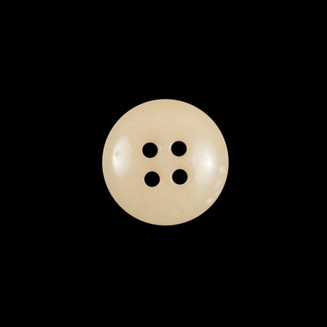 Light Tan Horn 4-Hole Button - 24L/15mm