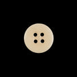 Light Tan Horn 4-Hole Button - 24L/15mm