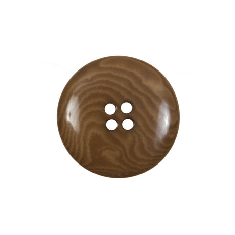 Dark Caramel Horn 4-Hole Button - 36L/23mm
