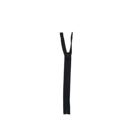 580 Black YKK Invisible Zipper - 8"