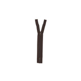 Brown Regular Zipper with Nylon Coil - 6"