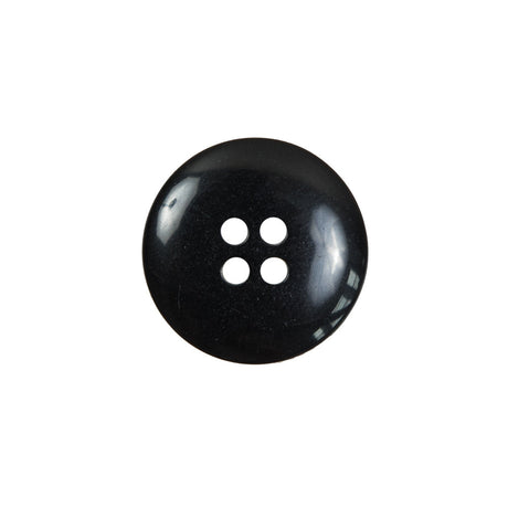 Black Plastic 4-Hole Button - 28L/18mm