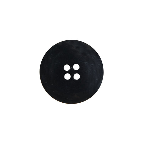 Black Plastic 4-Hole Button - 28L/18mm