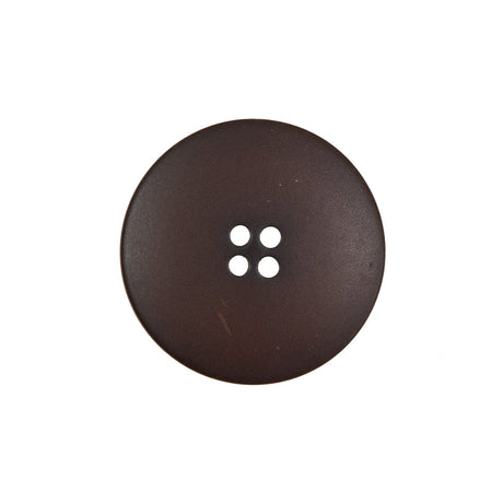 Brown Plastic 4-Hole Button - 36L/23mm