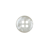 Gray Iridescent Plastic 4-Hole Button - 20L/12.5mm