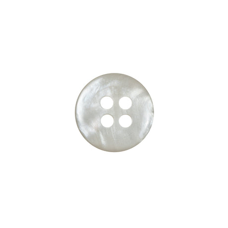 Gray Iridescent Plastic 4-Hole Button - 20L/12.5mm