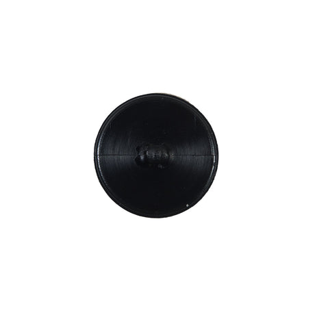 Italian Black Shank Back Button - 24L/15mm
