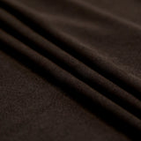 Black Stretch Polyester Crepe