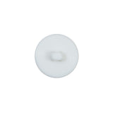 Italian Decorative White Shank Back Button - 24L/15mm