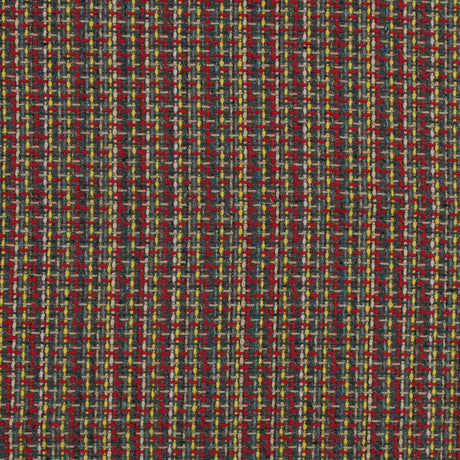 Red, Green and Yellow Woven Wool Tweed