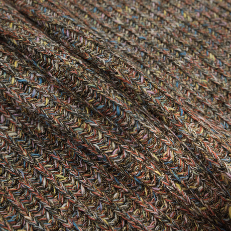 Italian Orange, Yellow and Green Chunky Wool Knit