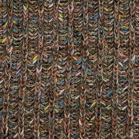 Italian Orange, Yellow and Green Chunky Wool Knit