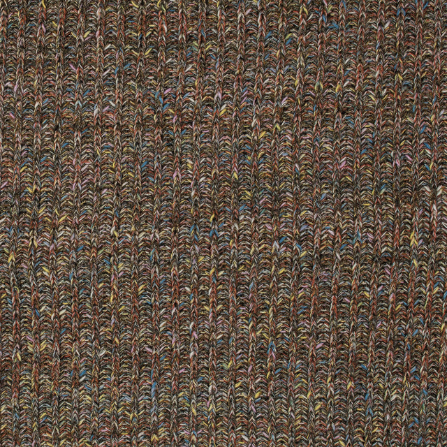 Italian Orange, Yellow and Green Chunky Wool Knit