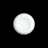 Italian White Shank Back Button - 30L/19mm