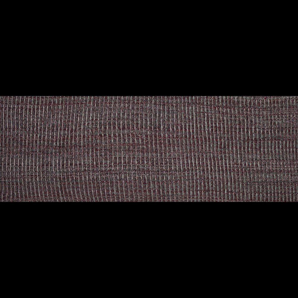 Italian Red, Green and Gray Chunky Wool Knit
