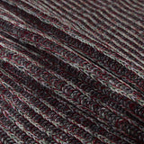 Italian Red, Green and Gray Chunky Wool Knit