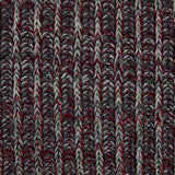 Italian Red, Green and Gray Chunky Wool Knit