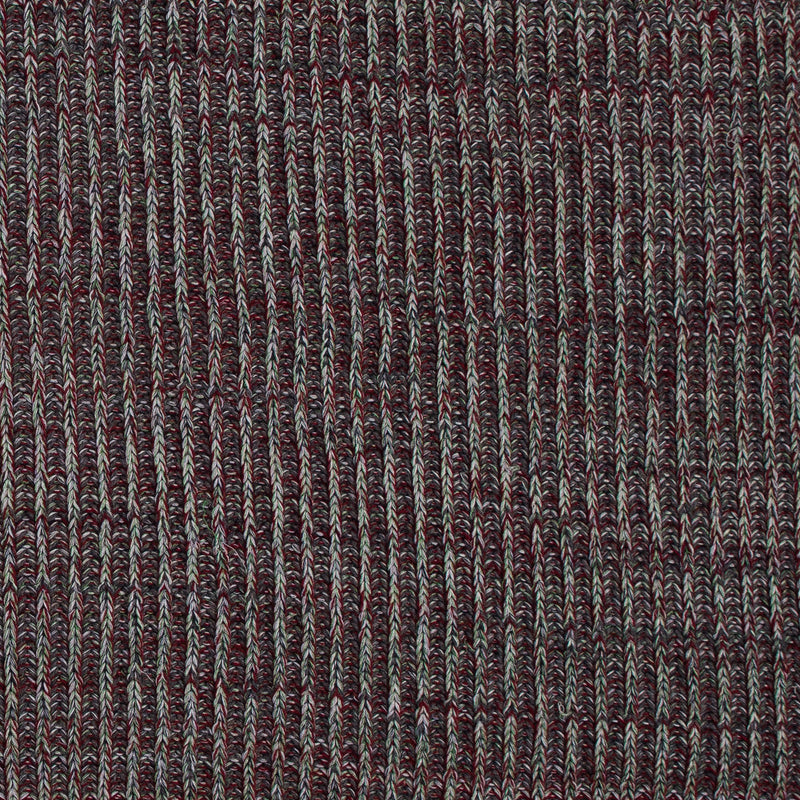 Italian Red, Green and Gray Chunky Wool Knit