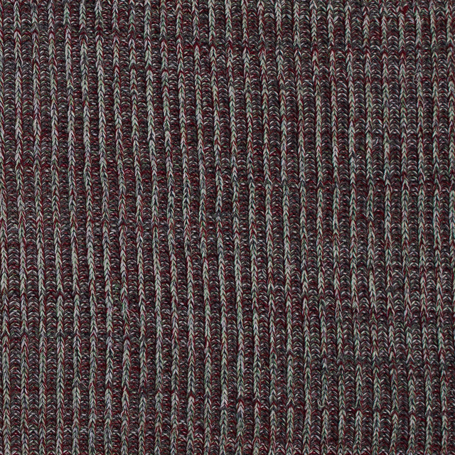 Italian Red, Green and Gray Chunky Wool Knit