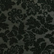Deep Forest Green Floral Laminated Stretch Polyester Woven