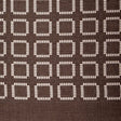 Brown and Ivory Geometric Woven Panel