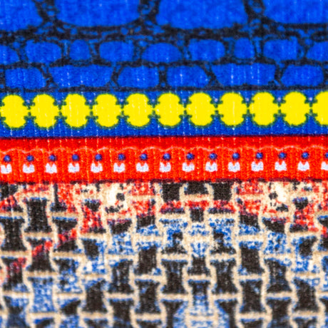 Royal Blue Pattern Play Stretch Corduroy Panel
