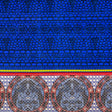 Royal Blue Pattern Play Stretch Corduroy Panel