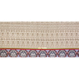 Beige Pattern Play Stretch Corduroy Panel