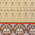 Beige Pattern Play Stretch Corduroy Panel