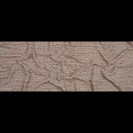 Italian White and Orange Blended Wool Knit