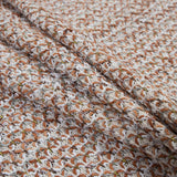 Italian White and Orange Blended Wool Knit