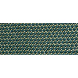 Blue Tiger Striped Diamond Printed Stretch Cotton Twill