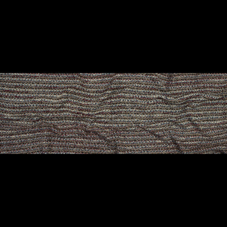 Italian Beige, Red and Slate Chunky Wool Knit