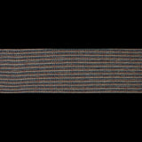 Italian Cobalt, Brown and Yellow Striped Wool Knit