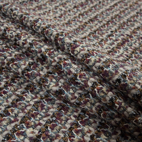 Italian Orange, Green and White Striped Wool Knit