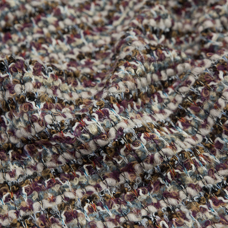 Italian Orange, Green and White Striped Wool Knit