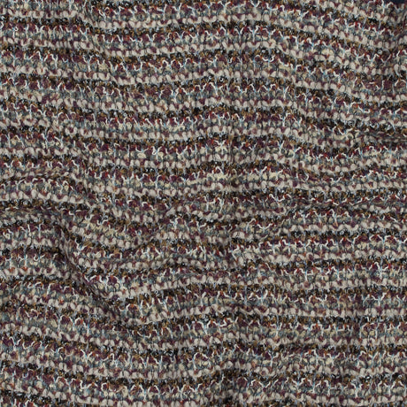 Italian Orange, Green and White Striped Wool Knit