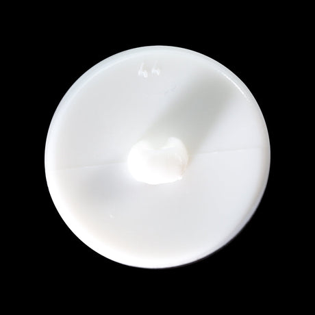 Italian White Shank Back Button - 44L/28mm