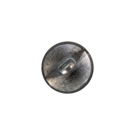 Italian Gray Metal Shank Back Button - 24L/15mm