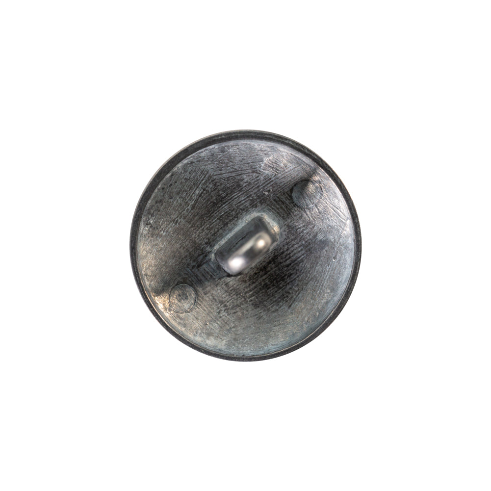 Italian Gray Metal Shank Back Button - 32L/20mm
