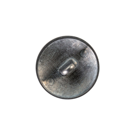 Italian Gray Metal Shank Back Button - 32L/20mm