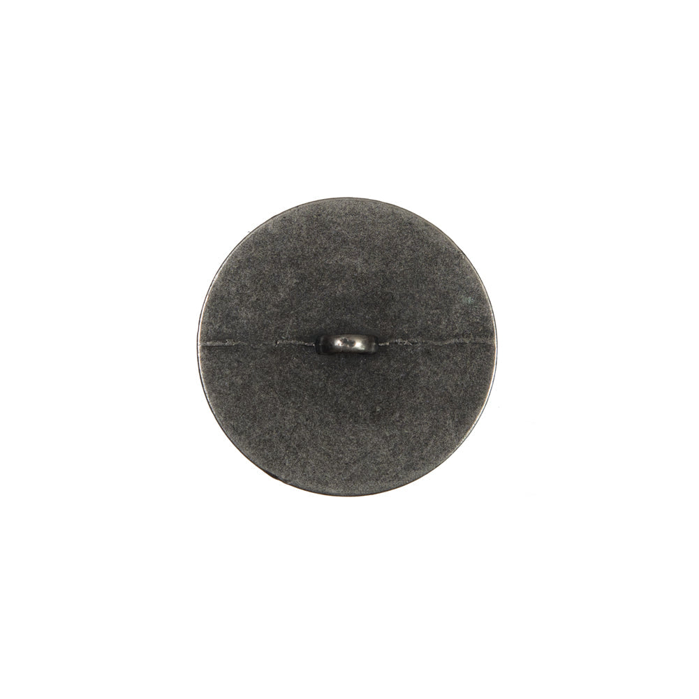 Silver Metal Heart Shank Back Button - 28L/18mm