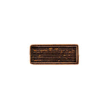 Bronze Metal Toggle Button - 0.25" x 0.5"