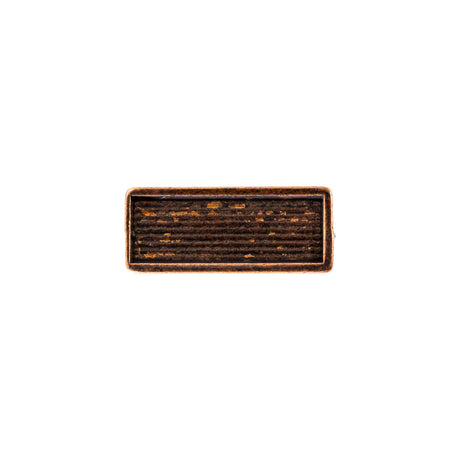 Bronze Metal Toggle Button - 0.25" x 0.5"
