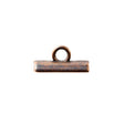 Bronze Metal Toggle Button - 0.25" x 0.5"