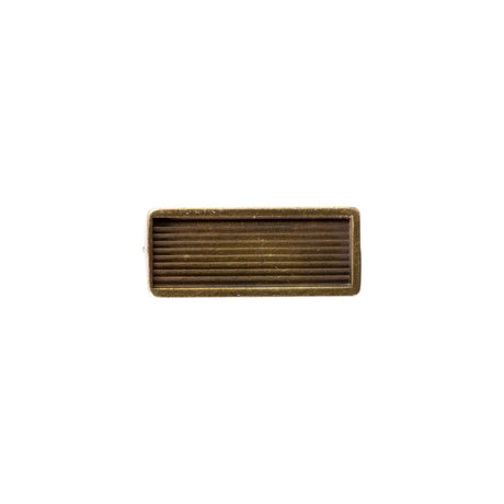 Gold Metal Toggle Button - 0.25" x 0.5"
