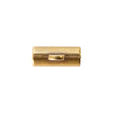 Gold Metal Toggle Button - 0.25" x 0.5"