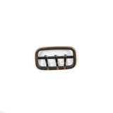 Antique Gold 3-Prong Metal Buckle - 1.875" x 1"