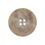 Beige Marbled Plastic 4-Hole Button - 40L/25.5mm