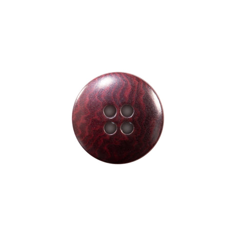 Dark Maroon Plastic 4-Hole Button - 24L/15mm